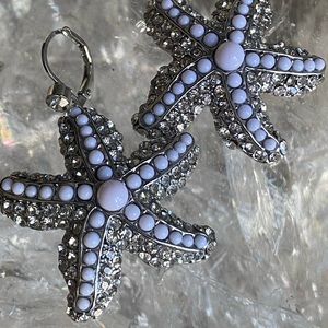 Starfish Rhinestones Earrings